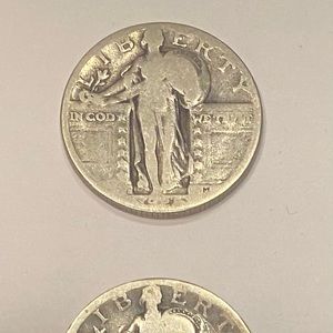 Standing Liberty quarters